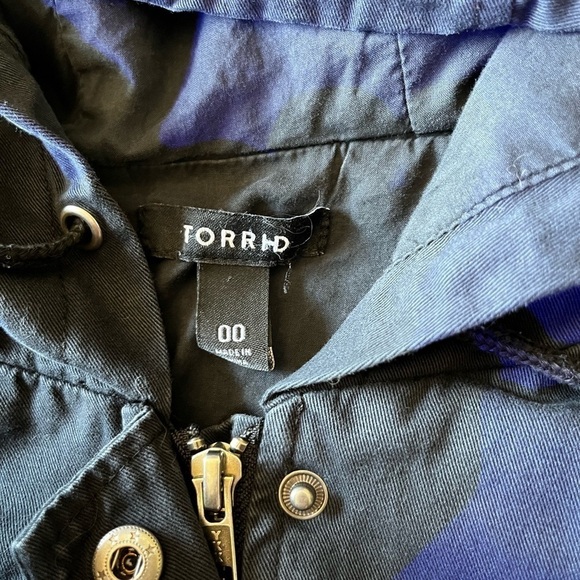 Torrid Cinched Waist Utility Jacket-Size 00 - Picture 7 of 11